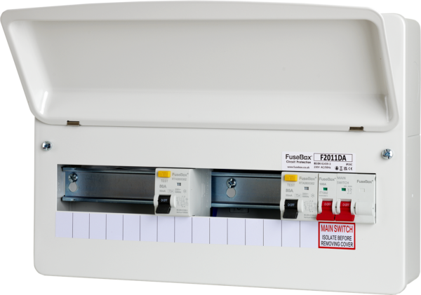 FuseBox F2011DA Fusebox F2011DA 11 Way Dual RCD Consumer Unit