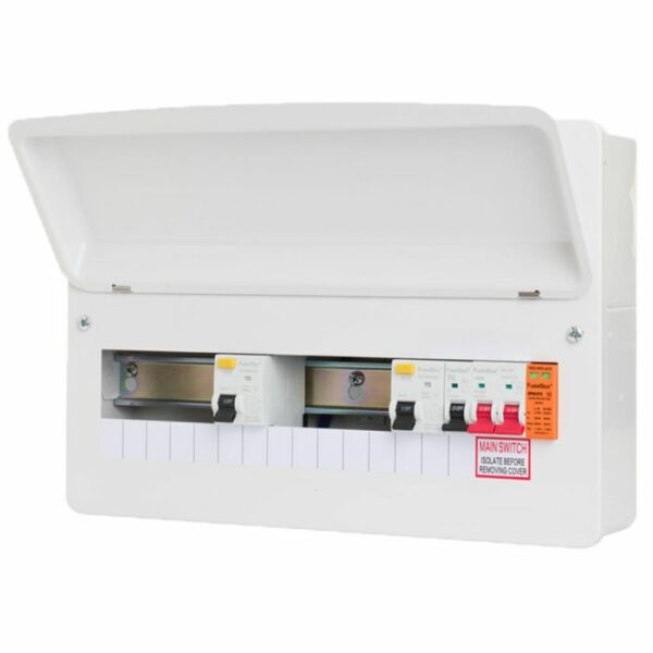 FuseBox F2016DX100 FuseBox F2016DX100 16 Way Dual RCD Consumer Unit + SPD 1