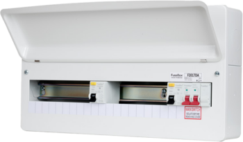 FuseBox F2017DA Fusebox F2017DA 17 Way Dual RCD Consumer Unit