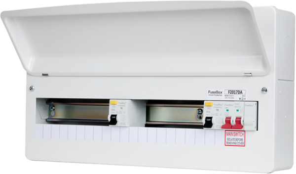 FuseBox F2017DA Fusebox F2017DA 17 Way Dual RCD Consumer Unit