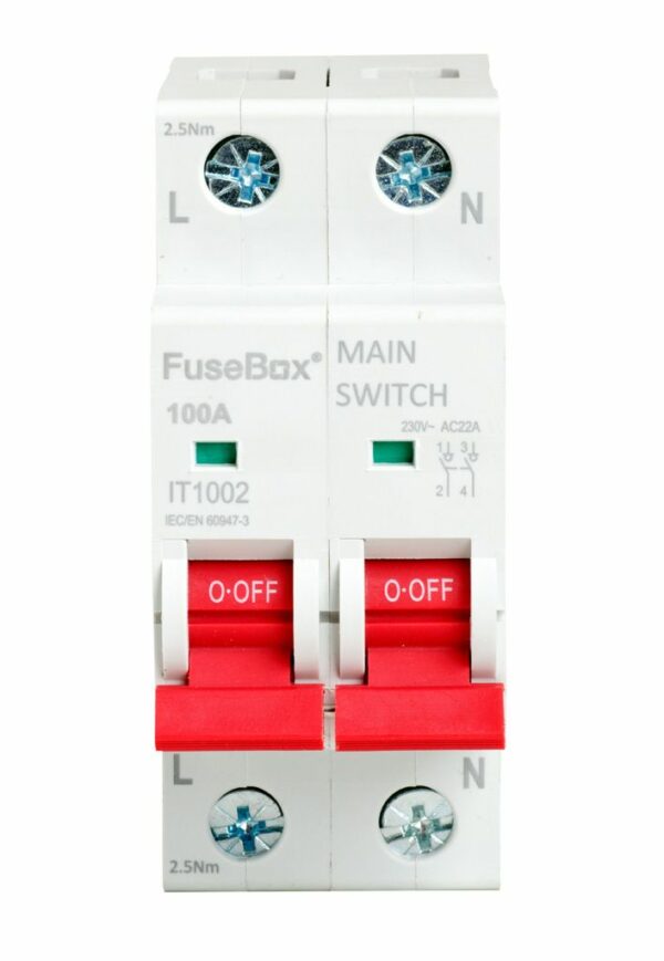 FuseBox IT1002 FuseBox IT1002 100A Double Main Switch 2