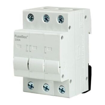 FuseBox IT1003U Fusebox IT1003U 100A 3 Pole Din Rail Connector
