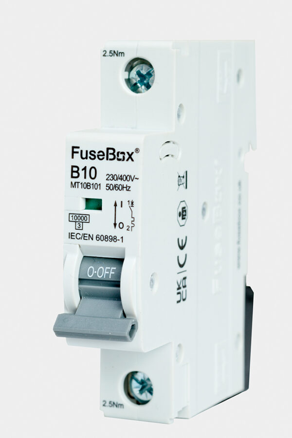 FuseBox MT10B101 FuseBox MT10B101 10A Single Pole 10kA B Curve MCB