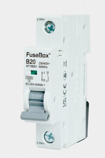 FuseBox MT10B201 FuseBox MT10B201 20A Single Pole 10kA B Curve MCB