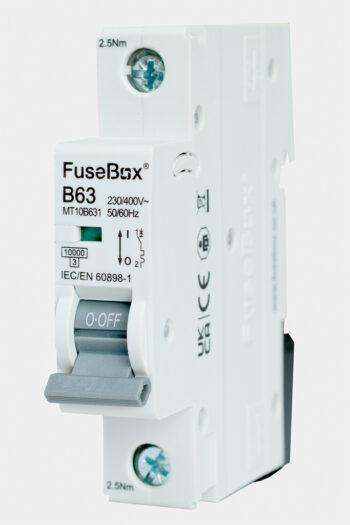 FuseBox MT10B631 FuseBox MT10B631 63A Single Pole 10kA B Curve MCB