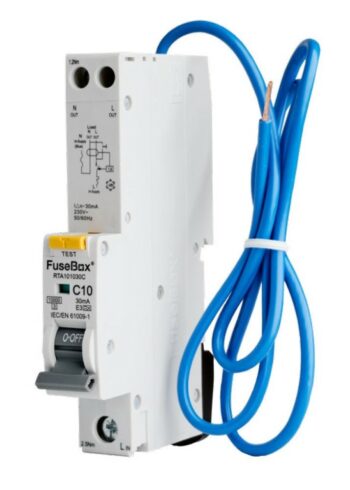FuseBox RTA101030C FuseBox RTA101030C 10A 30mA 10kA C Curve Type A RCBO