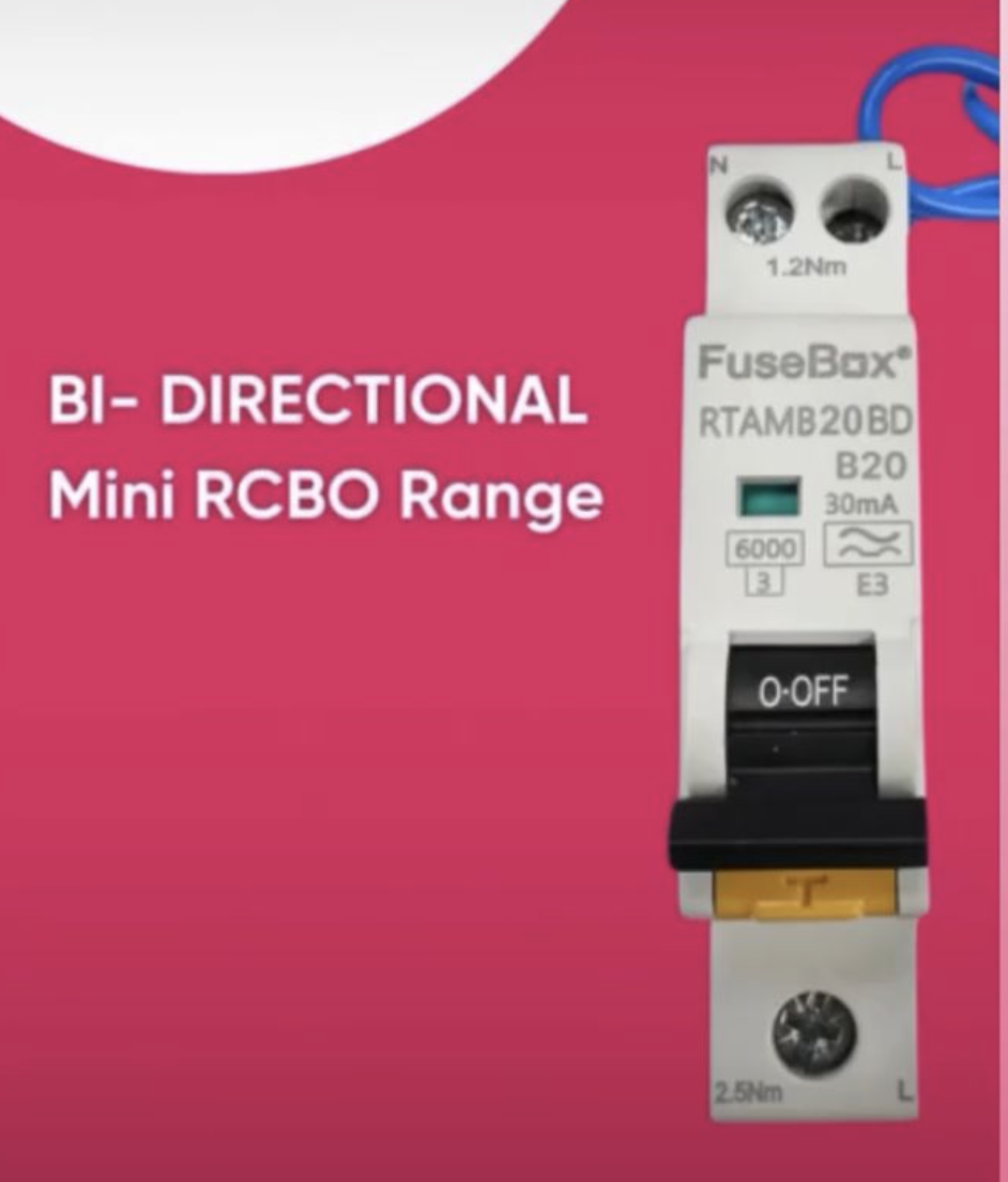 FuseBox bidirectional rcbo