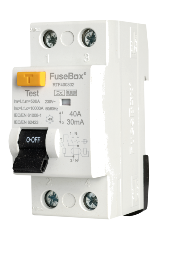 FuseBox RTF400302 Type F RCD 40A 30mA 2P