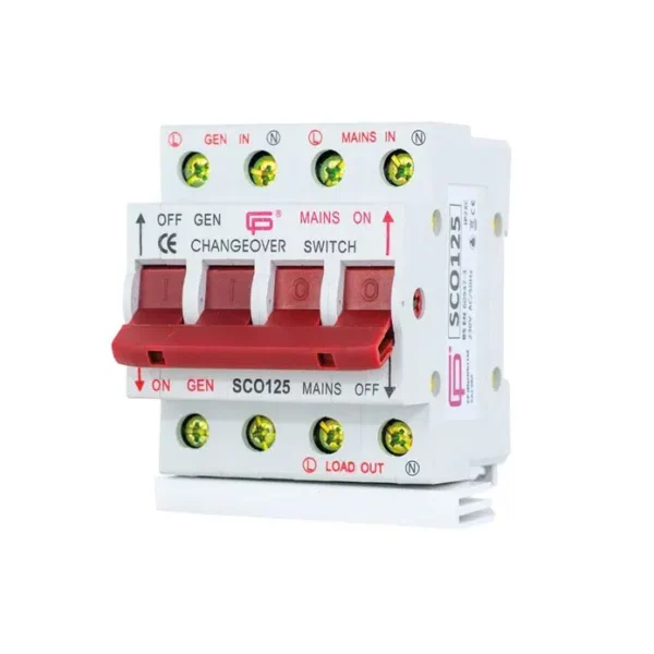 FuseBox SCO125SWB Fusebox SCO125SWB 125A Changeover Switch And Busbar 1