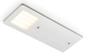HAFELE 83304131 Hafele Polar Loox Compatible Flat 24V LED Downlight 5W 4000K Cool White - Silver Anodised 1