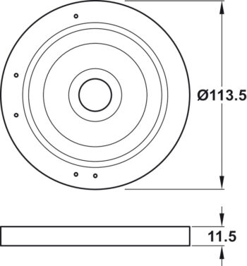 HAFELE 83342161 Hafele 83342161 Zuma Smart Round Bezel with Alexa Voice Control 2