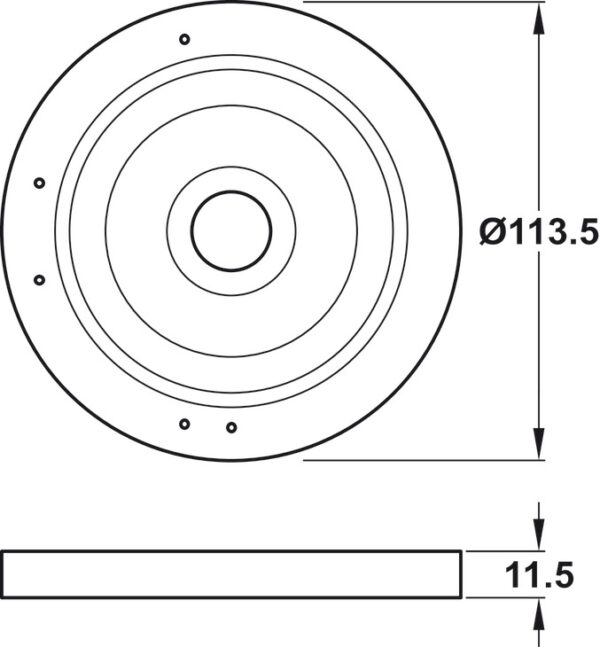 HAFELE 83342161 Hafele 83342161 Zuma Smart Round Bezel with Alexa Voice Control 2