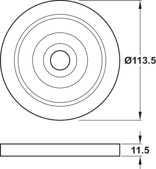HAFELE 83342164 Hafele 83342164 Zuma Supernova Round Bezel 2