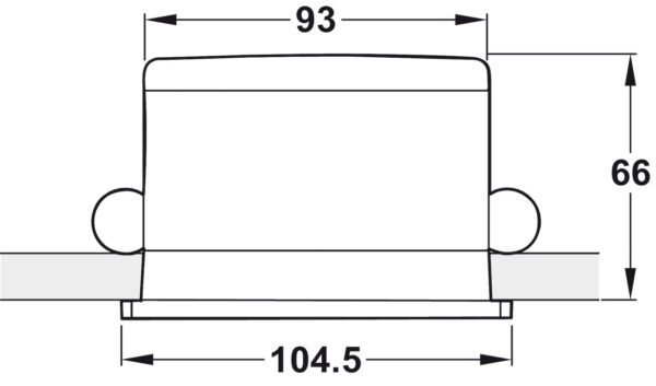 HAFELE 83342191 Hafele 83342191 Zuma Luminaire Speaker Ceiling Light with Simplicity Round Bezel and PSU 2
