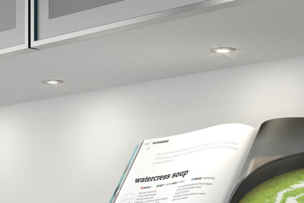 HAFELE 83372041 Hafele Loox LED 2022 12V IP44 LED Downlight 1.5W 4000K Cool White Ø 35 mm - Silver Anodised 3