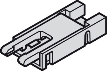 HAFELE 83375767 Hafele Clip Connector for 8 mm Loox5 LED COB Monochromatic Strip Light - 5A 27.3 mm 2
