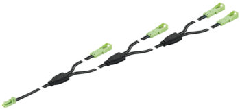 HAFELE 83377813 Hafele 4-Way LED Extension Lead for Loox 24V Lights - 3.5A 6500 mm 1