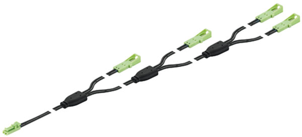 HAFELE 83377813 Hafele 4-Way LED Extension Lead for Loox 24V Lights - 3.5A 6500 mm 1