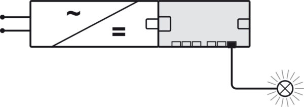 HAFELE 83377832 Hafele Loox5 6-Way Box to Box Distributor without Switching Function - 24V 90W 2