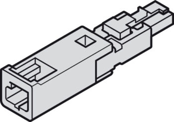 HAFELE 83377837 Hafele 83377837 Adapter for Connecting Loox5 24V Lights and Accessories to Loox Drivers - 84W 3.5A - 6 Pieces 2