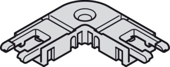 HAFELE 83389188 Hafele Corner Clip Connector for 8 mm Loox5 LED Multi-White Strip Lights - 3.5A 24x24 mm 2
