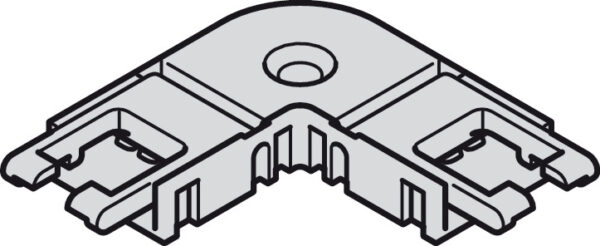 HAFELE 83389189 Hafele Corner Clip Connector for 10 mm Loox5 LED RGB Strip Lights - 3.5A 26x26 mm 2