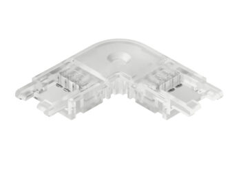 HAFELE 83389189 Hafele Corner Clip Connector for 10 mm Loox5 LED RGB Strip Lights - 3.5A 26x26 mm 1