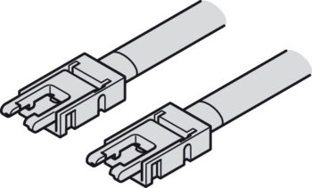 HAFELE 83389192 Hafele Interconnecting Lead for 8 mm Loox and Loox5 LED Monochromatic Strip Lights - 5A 500 mm 2