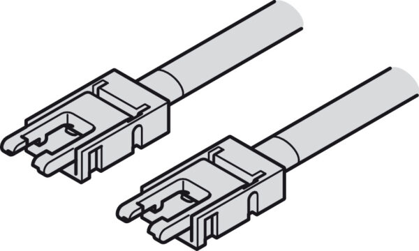 HAFELE 83389197 Hafele Interconnecting Lead for 8 mm Loox5 LED Multi-White Strip Lights - 3.5A 50 mm 2