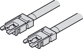 HAFELE 83389199 Hafele Interconnecting Lead for 8 mm Loox5 LED Multi-White Strip Lights - 3.5A 2000 mm 2