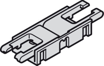 HAFELE 83389208 Hafele Clip Connector for 8 mm Loox5 LED Multi-White Strip Lights - 3.5A 33.5 mm 2