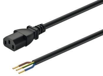 HAFELE 83389265 Hafele C13 Mains Lead for use with Loox5 24V Driver - Bare ended 2000 mm
