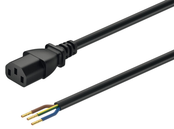 HAFELE 83389265 Hafele C13 Mains Lead for use with Loox5 24V Driver - Bare ended 2000 mm