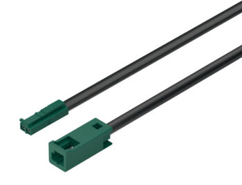 HAFELE 83395717 Hafele 83395717 LED Extension Lead for Loox 24V Monochromatic Lights and Drivers - 5A 18 AWG 2000 mm 1
