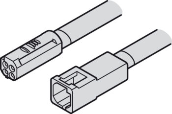HAFELE 83395721 Hafele LED Extension Lead for Loox5 24V RGB Lights and Drivers - 3.5A 20 AWG 2000 mm 2