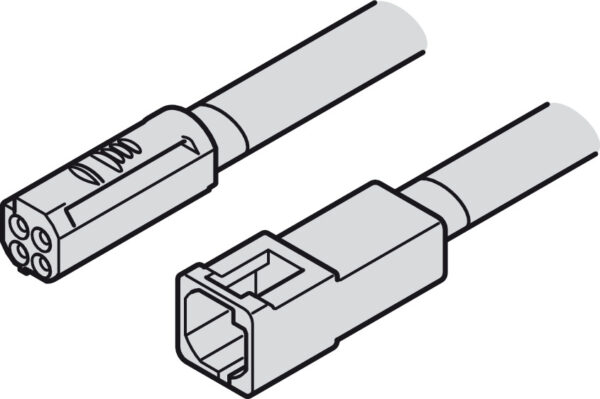 HAFELE 83395721 Hafele LED Extension Lead for Loox5 24V RGB Lights and Drivers - 3.5A 20 AWG 2000 mm 2