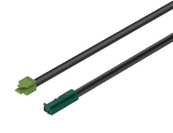 HAFELE 83395835 Hafele 83395835 Connecting Lead for Loox5 24V Modular Lights and Other Consumers - 24V 5A 2000mm with Snap-In Connector