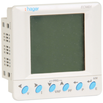 Hager ECM01 Hager Multifunction Measurement Device 96x96 RS485