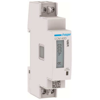 Hager ECN140D Hager 1 Phase kWhmeter Direct 40A 1M
