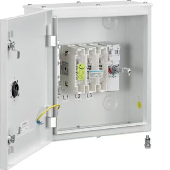 Hager JFD306U Hager JFD306U 63A TPN Metal Fused Switch