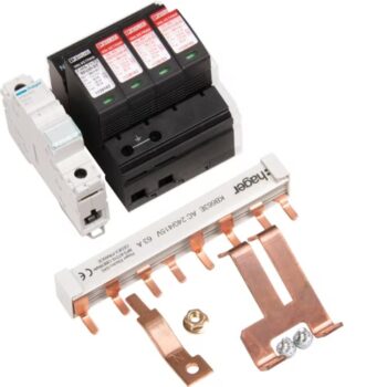 Hager JK101SPD Hager JK101SPD 125A Surge Protection Kit Type 1 & 2 1
