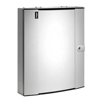 Hager JK108BA3 Hager JK108BA3 125A 8 Way TPN Board with Plain Door (Amendment 3)