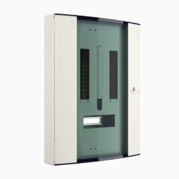 Hager JK108BG Hager JK108BG 125A 8 Way TPN Board Glazed Door