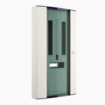 Hager JK112BG Hager JK112BG 125A 12 Way TPN Board Glazed Door