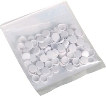 Hager SCREWCOVER Hager Push Fit Screw Covers White - Pack of 100