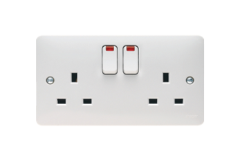 Hager Sollysta White Moulded Sockets & Switches