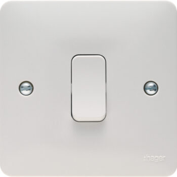 Hager WMDP84 Hager Sollysta WMDP84 20A Double Pole Switch