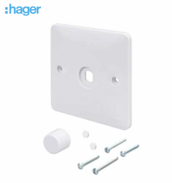 Hager WMDRP1KIT Hager Sollysta WMDRP1KIT 1 Gang Rotary Dimmer Switch Plate Kit