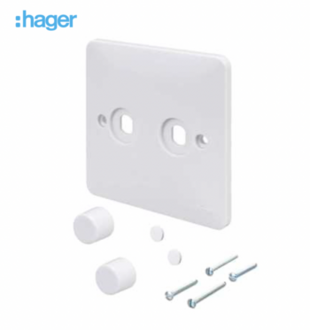 Hager WMDRP2KIT Hager Sollysta WMDRP2KIT 2 Gang Rotary Dimmer Switch Plate Kit