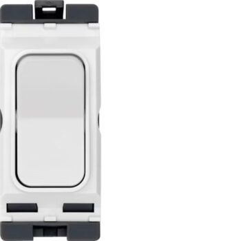 Hager WMGS13RR Hager Sollysta WMGS13RR 2 Way and Centre Off Retractive Switch Red Rocker
